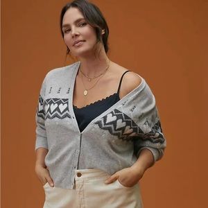 Anthropology, White + Warren sweater cardigan, 100% cashmere size, S.